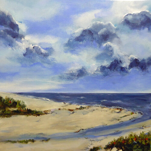 Pure North Sea 10, a Waddensea Painting di Ute Roehe, Pittura in vendita su Singulart