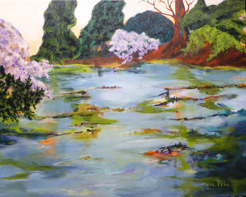 In the Landscape Park di Ute Roehe, Pittura in vendita su Singulart