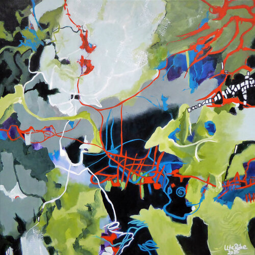 Contrasts di Ute Roehe, Pittura in vendita su Singulart