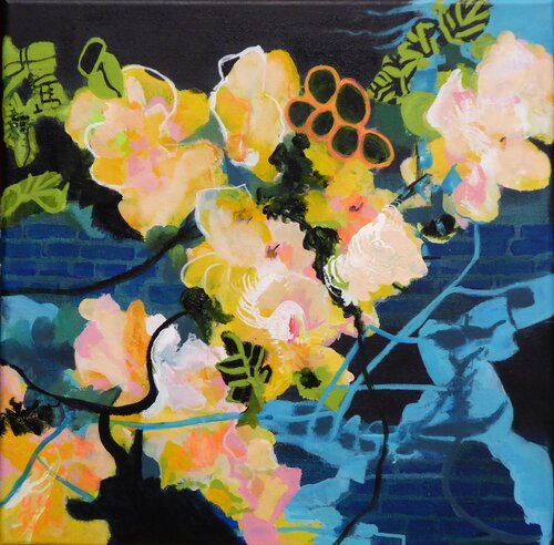 Wildflowers in an abstract space 5 Ute Roehe