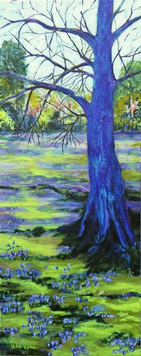 Spring in the park di Ute Roehe, Pittura in vendita su Singulart