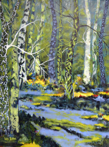 The Fantastic Forest di Ute Roehe, Pittura in vendita su Singulart