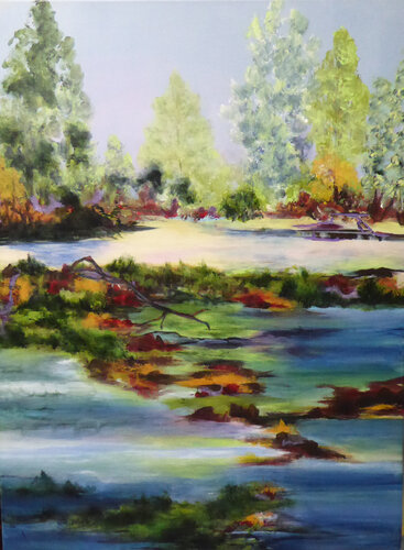 A Sunny Day par Ute Roehe, Peinture en vente sur Singulart