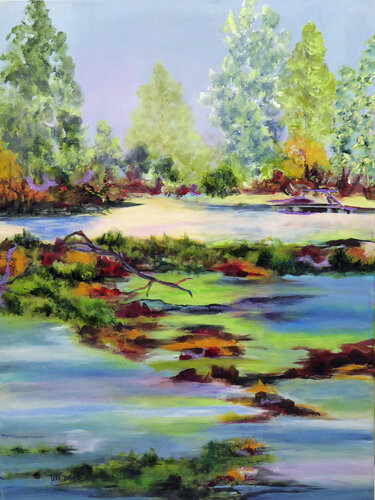 A Sunny Day di Ute Roehe, Pittura in vendita su Singulart