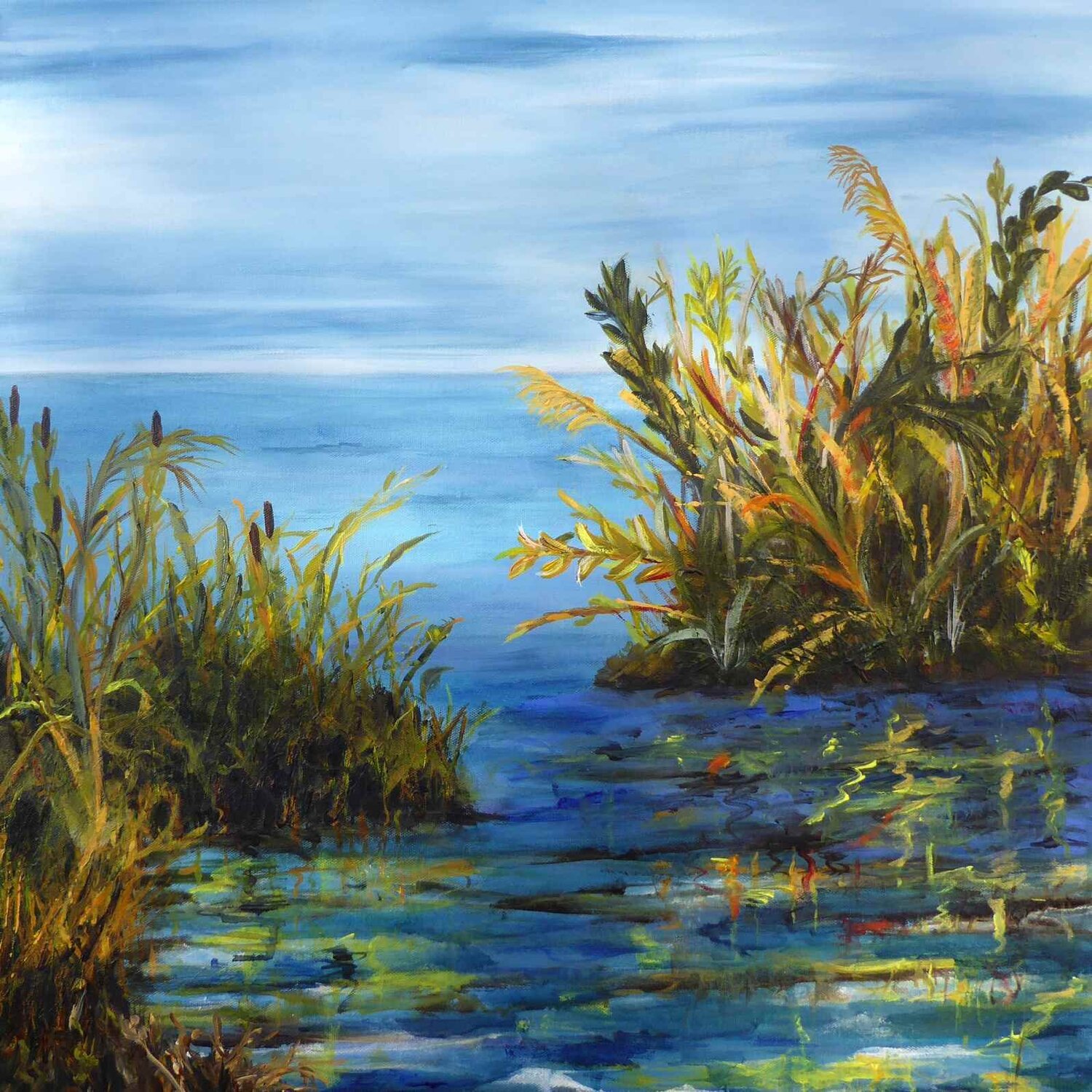 Reeds on the bank Ute Roehe