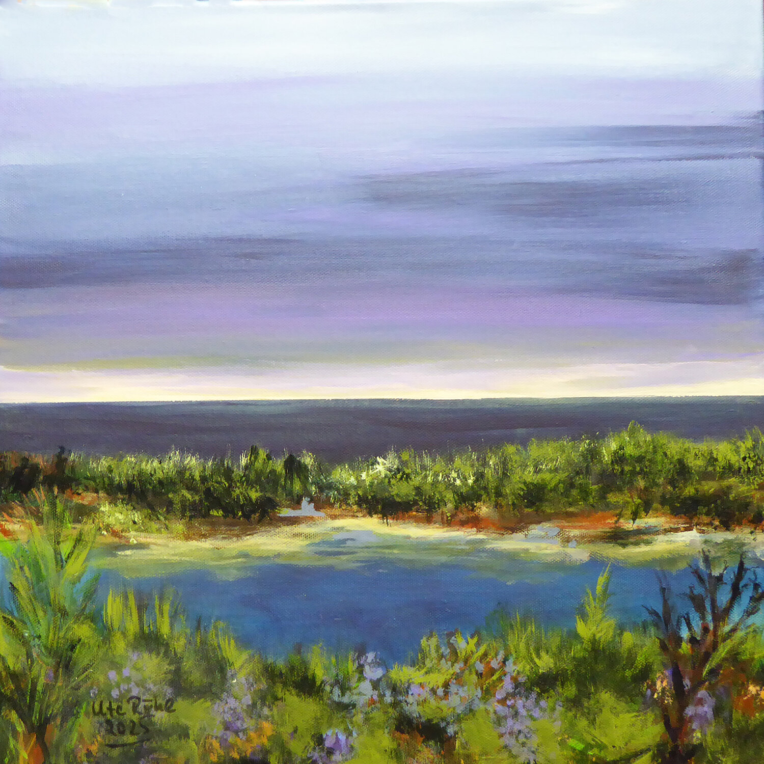Pure North Sea 6, a Waddensea Painting Ute Roehe Originalgemälde zu verkaufen