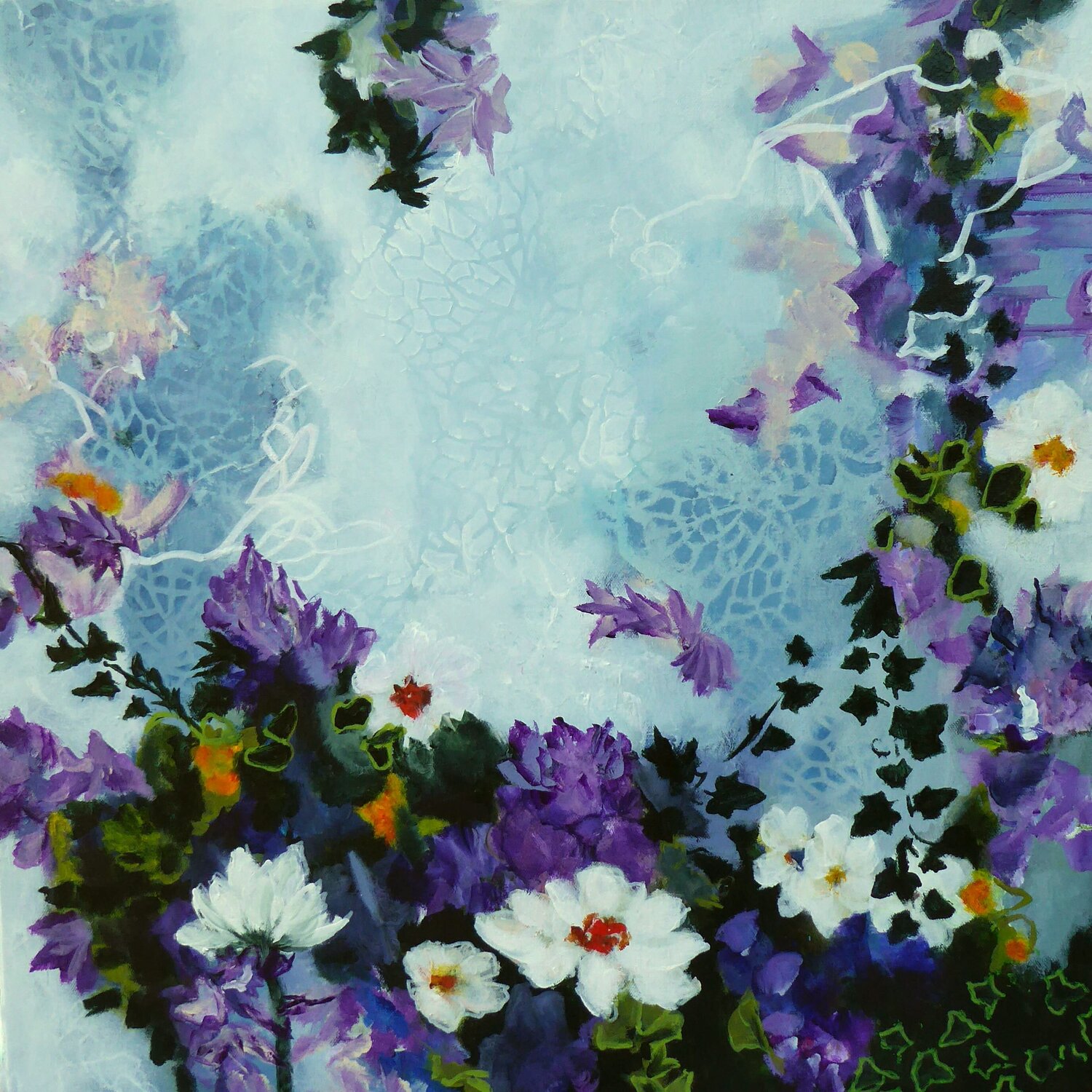 Violet Light Ute Roehe Origineel schilderij te koop