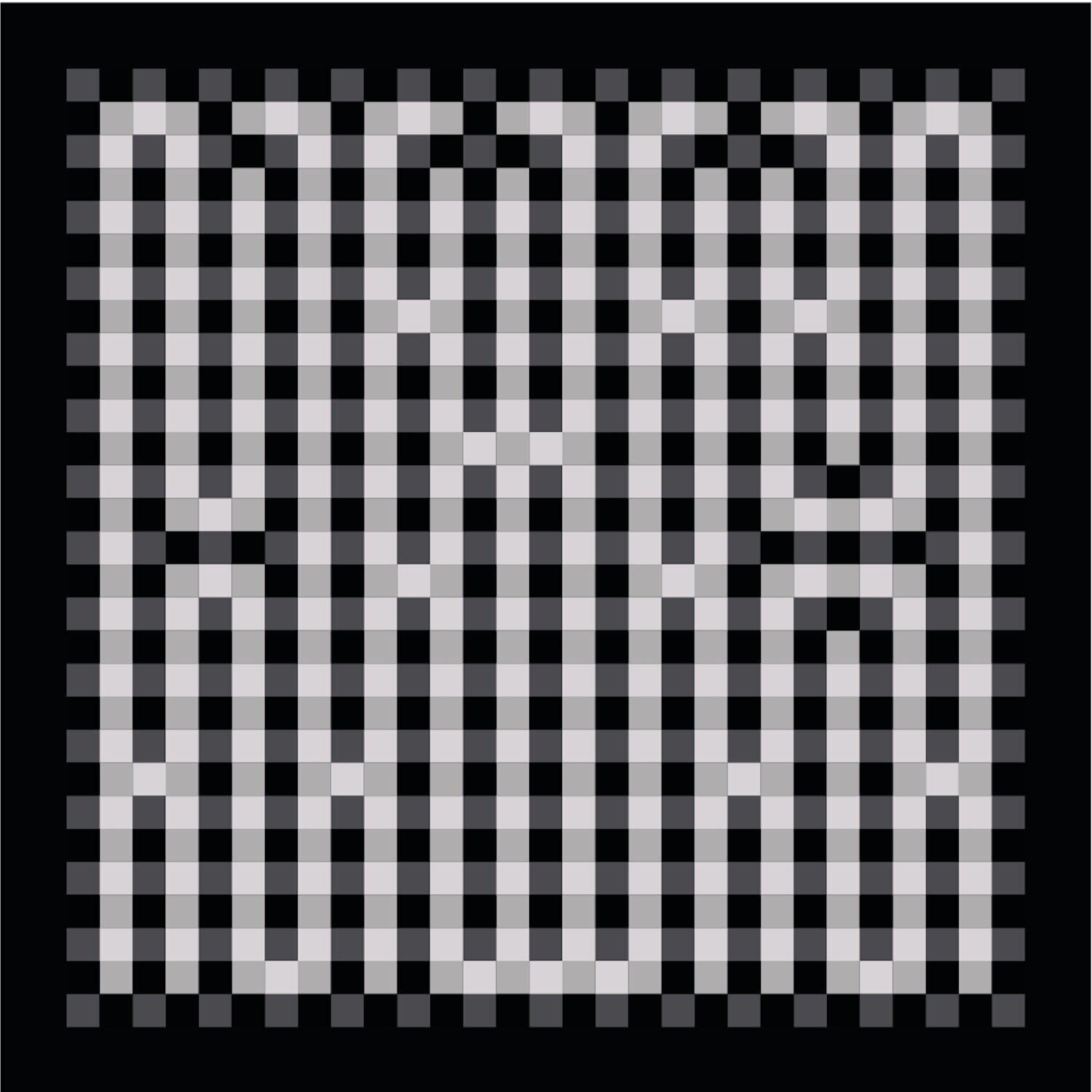 PRINT New Square - Black L'ATLAS Werk auf Papier zu verkaufen