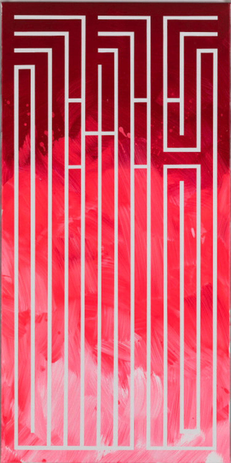 Fire within L'ATLAS Dipinto originale in vendita
