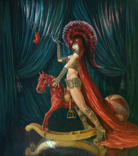 A Horse van Andrii Zhukov, Schilderij te koop op Singulart