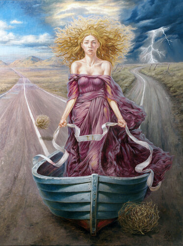 Terra Incognita de Andrii Zhukov, Pintura a la venta en Singulart