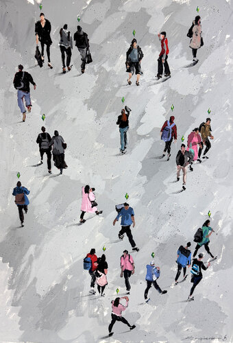 Life as play de Bohdan Shyptenko, Pintura a la venta en Singulart