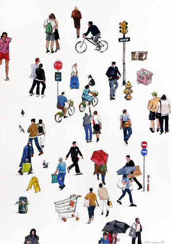 Life in motion di Bohdan Shyptenko, Pittura in vendita su Singulart