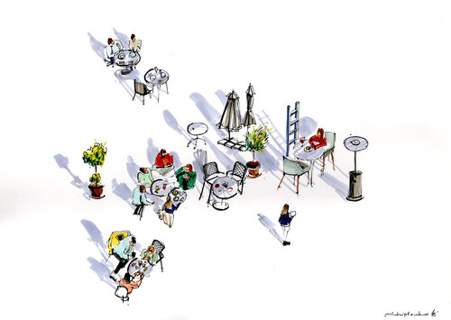 Gatherings de Bohdan Shyptenko, Pintura a la venta en Singulart