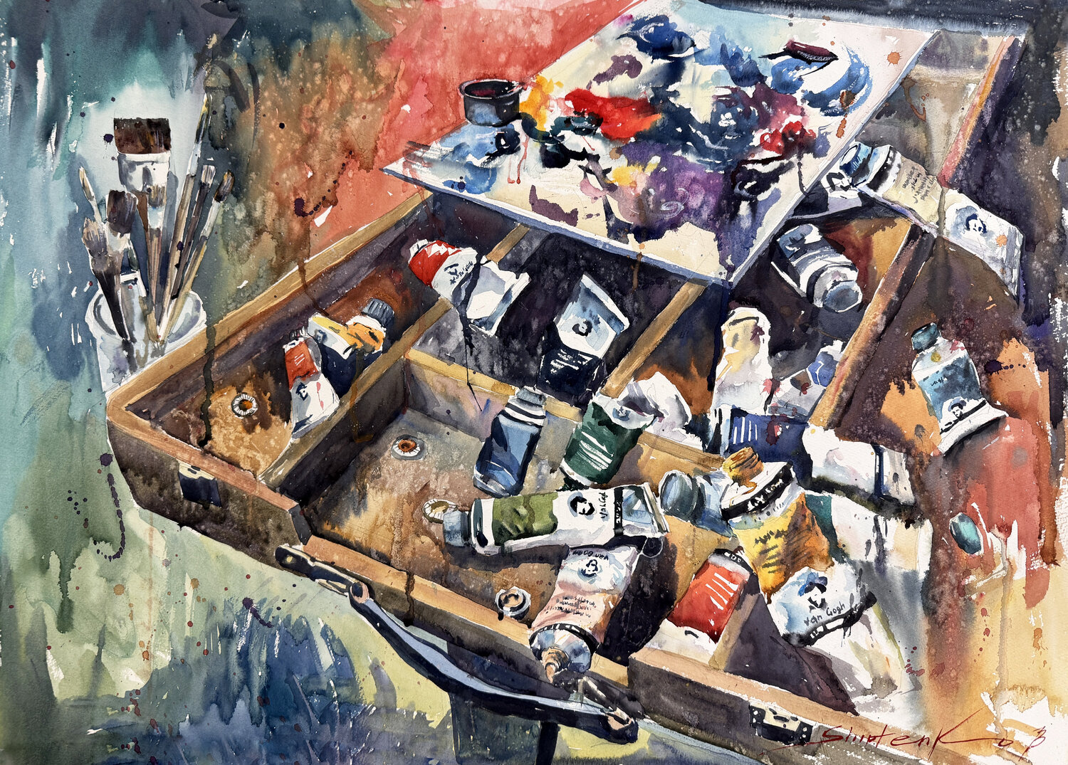 Artist's studio Bohdan Shyptenko