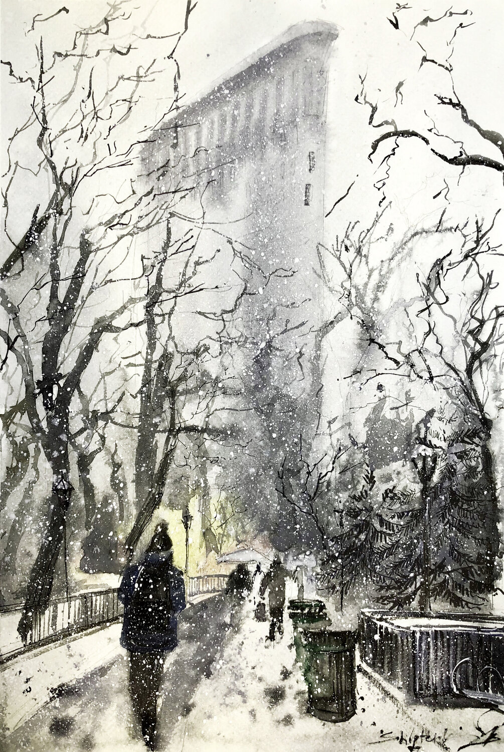 Winter Central Park Bohdan Shyptenko