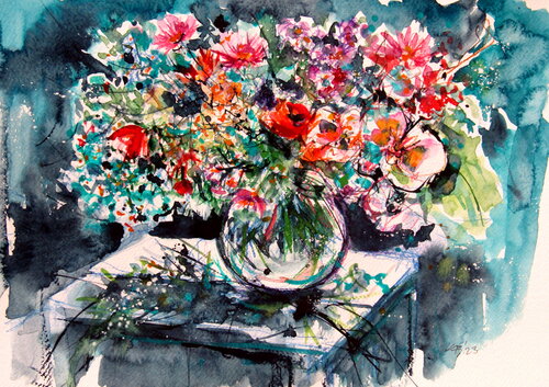 Bouquet of flowers Anna Brigitta Kovacs