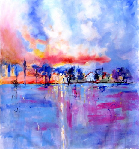 Beautiful morning by Anna Brigitta Kovacs, 회화 for Sale on Singulart