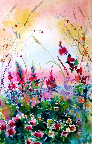 Summer feeling by Anna Brigitta Kovacs, Painting for Sale on Singulart