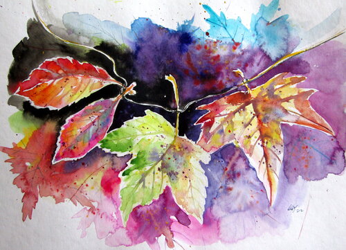 Autumn and leaves Anna Brigitta Kovacs