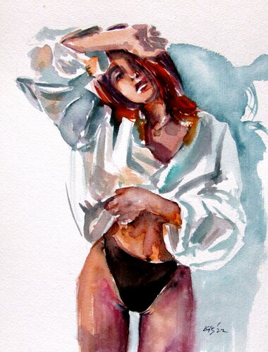 Hot summer by Anna Brigitta Kovacs, Painting for Sale on Singulart