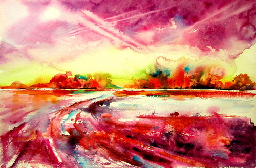 Autumn landscape II Anna Brigitta Kovacs