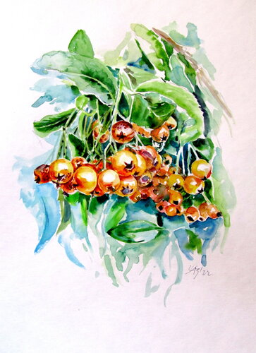 Colorful autumn par Anna Brigitta Kovacs, Peinture en vente sur Singulart