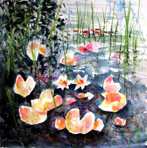 Water lilies III Anna Brigitta Kovacs