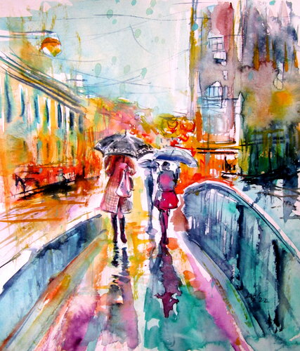 Rain in the city Anna Brigitta Kovacs