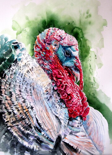 Turkey by Anna Brigitta Kovacs, Painting for Sale on Singulart