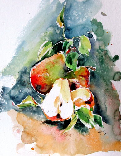 Pears di Anna Brigitta Kovacs, Pittura in vendita su Singulart