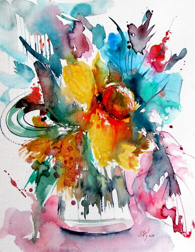 Autumn still life II by Anna Brigitta Kovacs, Painting for Sale on Singulart