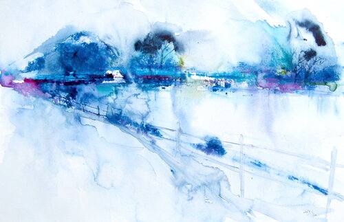 Winter landscape Anna Brigitta Kovacs