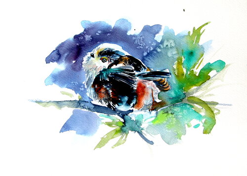 Little bird von Anna Brigitta Kovacs, Malerei kaufen auf Singulart