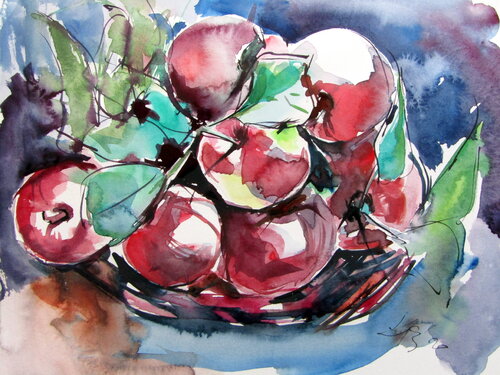 Apples on the table Anna Brigitta Kovacs