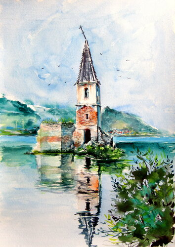 Bözödújfalu de Anna Brigitta Kovacs, Pintura a la venta en Singulart