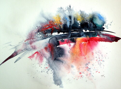 Beautiful winter by Anna Brigitta Kovacs, Painting for Sale on Singulart