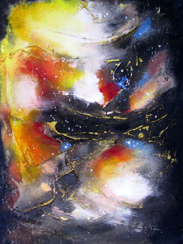 Black hole van Anna Brigitta Kovacs, Schilderij te koop op Singulart
