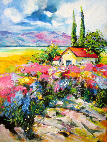 Tuscany II von Anna Brigitta Kovacs, Malerei kaufen auf Singulart