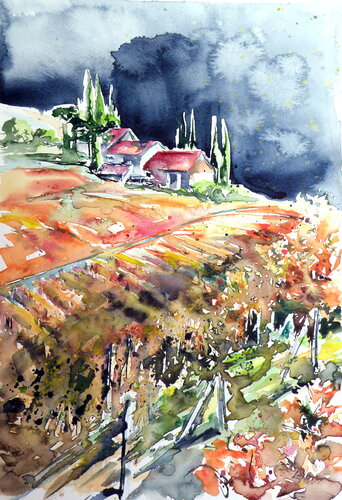 Tuscany III de Anna Brigitta Kovacs, Pintura a la venta en Singulart