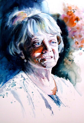 Maggie Smith von Anna Brigitta Kovacs, Malerei kaufen auf Singulart
