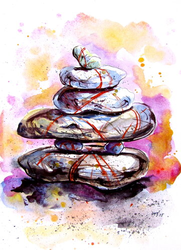 Balance VI de Anna Brigitta Kovacs, Pintura a la venta en Singulart