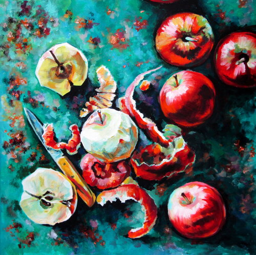 Apples von Anna Brigitta Kovacs, Malerei kaufen auf Singulart