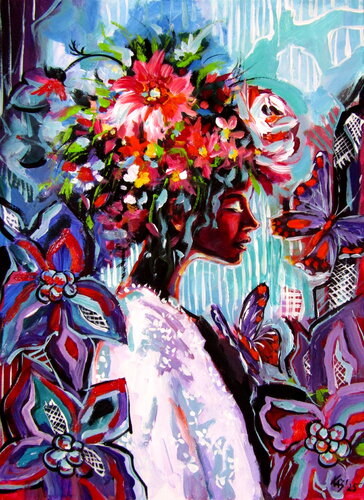 Dreamer van Anna Brigitta Kovacs, Schilderij te koop op Singulart