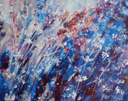 Lavender II von Anna Brigitta Kovacs, Malerei kaufen auf Singulart