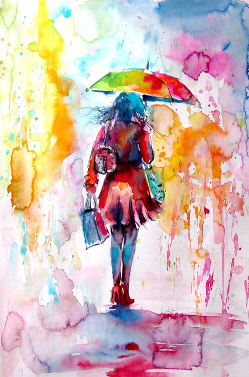 Colorful rainy day Anna Brigitta Kovacs
