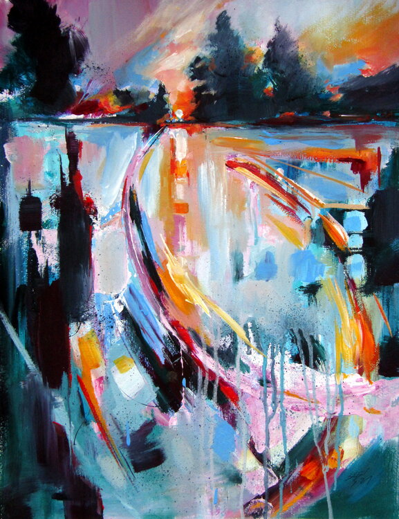 Landscape impression II Anna Brigitta Kovacs