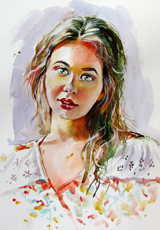 Charming girl Anna Brigitta Kovacs