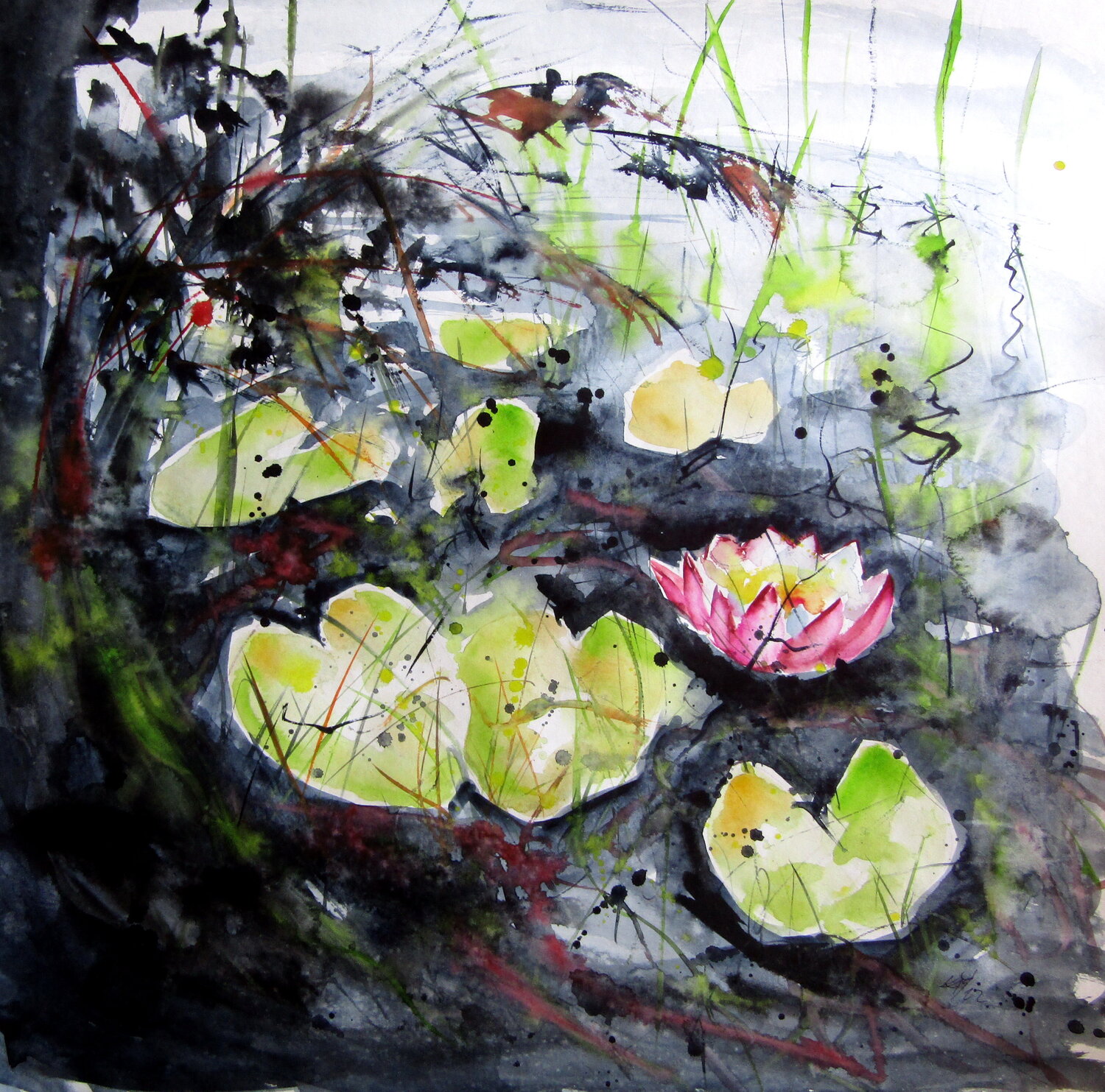 Water lilies IV Anna Brigitta Kovacs