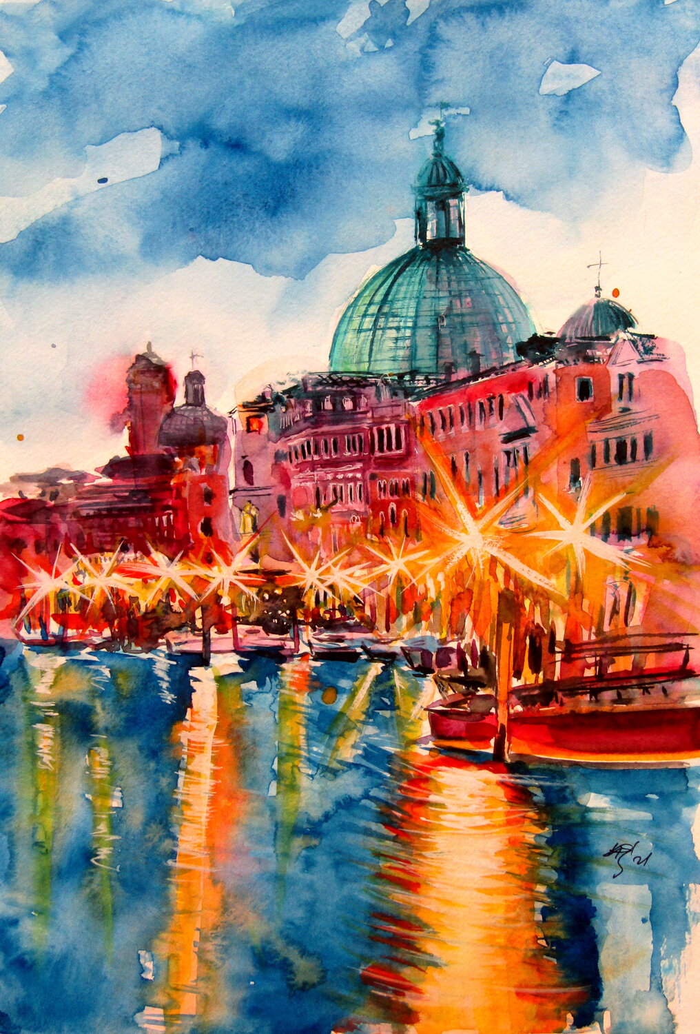 Venice at night Anna Brigitta Kovacs